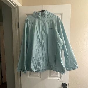 Columbia Women’s Switchback™ III Jacket – Plus Size 3X, Aqua Haze